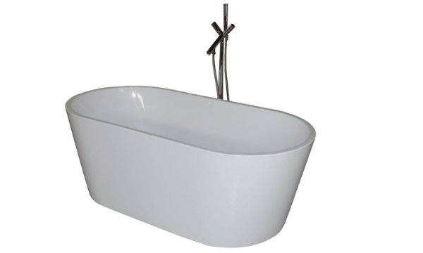 Oval Ultraslim 120 – fritstående lille badekar Oval Ultraslim 120 – fritstående lille badekar
