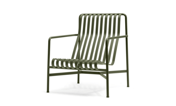 HAY Palissade Lounge Chair High Olive