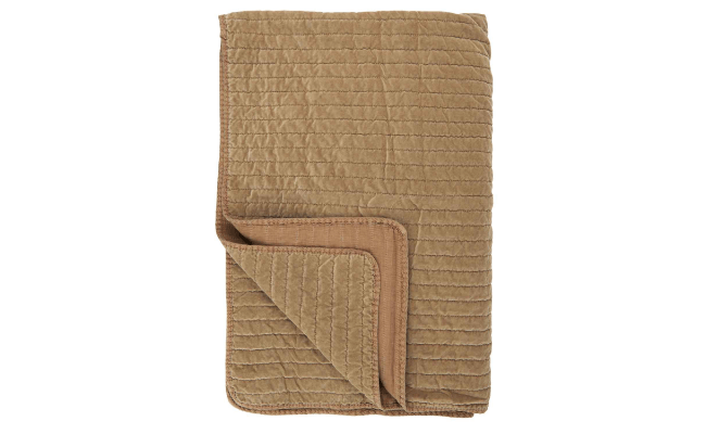 Ib Laursen Quilt - cognac velour Ib Laursen Quilt - cognac velour