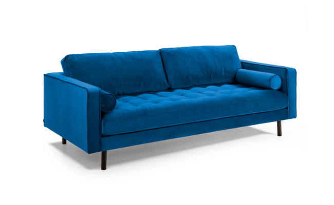 LAFORMA-Bogart-sofa fløjl sofa