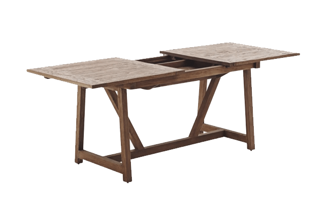 Lucas-udtræksbord-i-teaktræ-–-Få-mere-plads-med-et-fold-ud-bord teak havemøbler