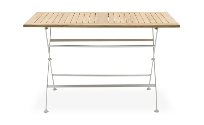 Merano-havebord-125-x-76-x-74-–-Firkantet-bord-som-er-let-at-folde-sammen teak havemøbler
