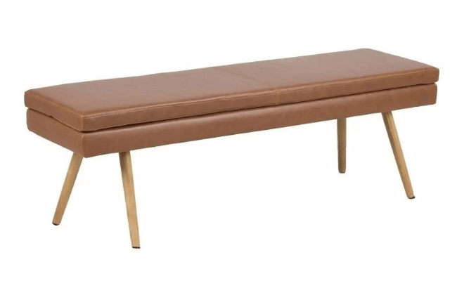 Nora H47xB140xD40 brun vintagebænk Nora H47xB140xD40 brun vintagebænk
