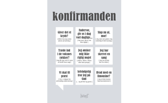 Dialægt plakat – konfirmanden Dialægt plakat – konfirmanden