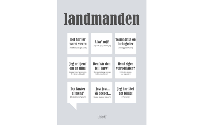 Dialægt plakat – landmanden Dialægt plakat – landmanden