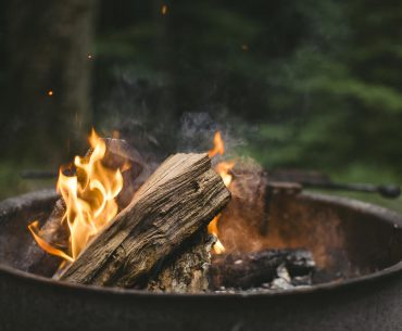 bonfire outdoors
