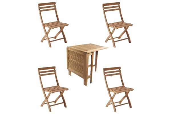 Cinas Butterfly Clarish havemøbelsæt i teak
